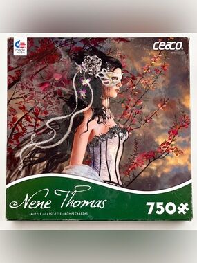 Ceaco Nene Thomas Art Aveliad in Autumn 750 Piece Jigsaw Puzzle Complete 2015